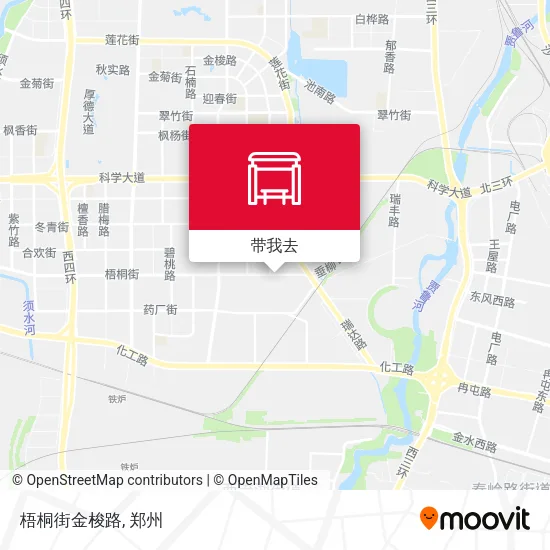 梧桐街金梭路地图