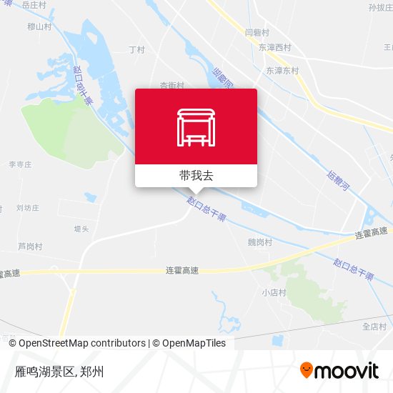 雁鸣湖景区地图