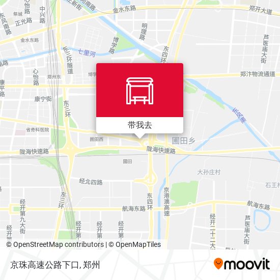 京珠高速公路下口地图