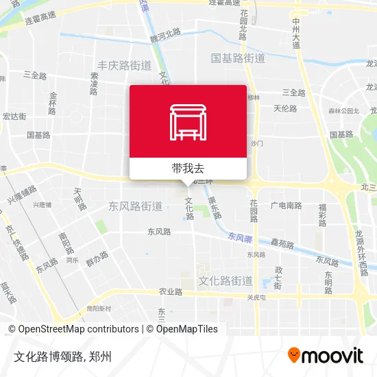 文化路博颂路地图