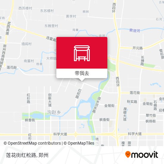 莲花街红松路地图