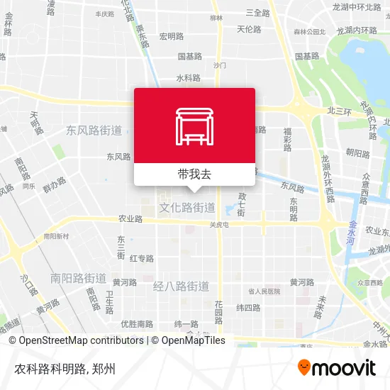 农科路科明路地图