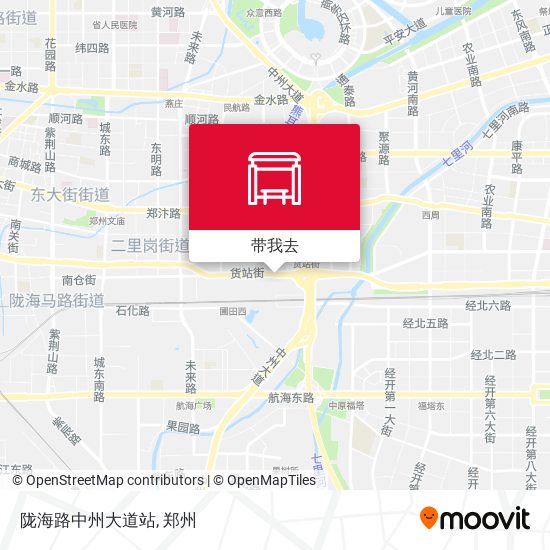 陇海路中州大道站地图