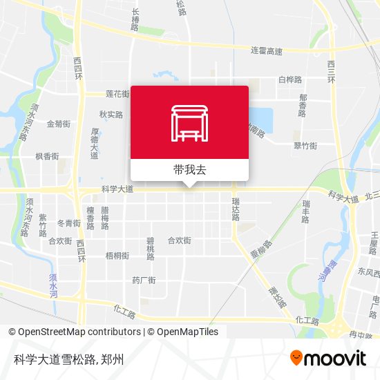 科学大道雪松路地图