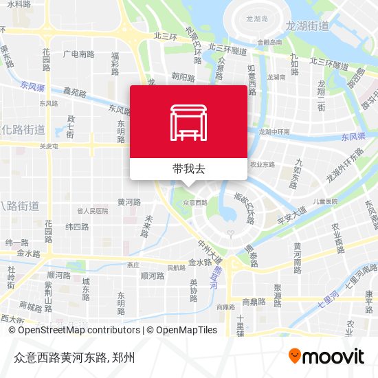 众意西路黄河东路地图