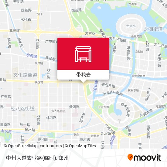 中州大道农业路(临时)地图