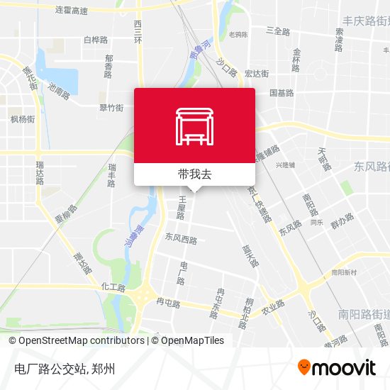 电厂路公交站地图