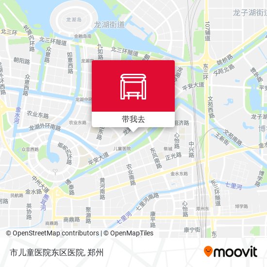 市儿童医院东区医院地图