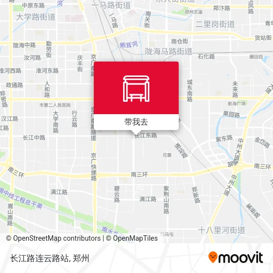 长江路连云路站地图