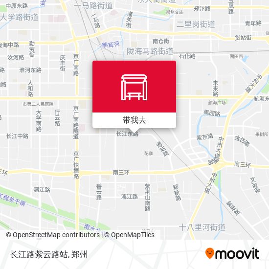 长江路紫云路站地图