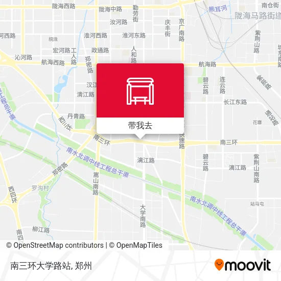 南三环大学路站地图