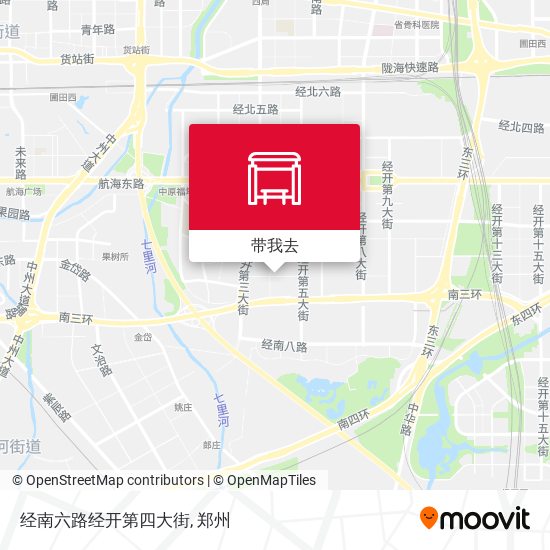 经南六路经开第四大街地图