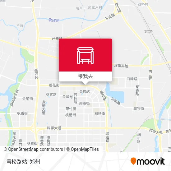 雪松路站地图