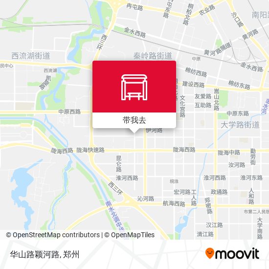 华山路颖河路地图