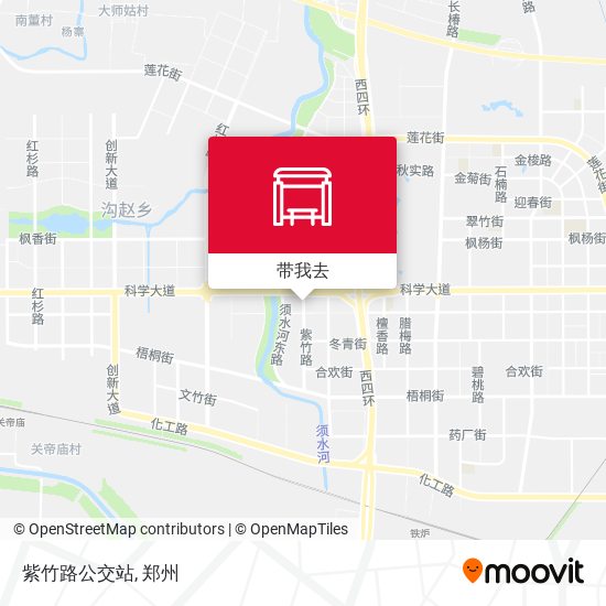 紫竹路公交站地图