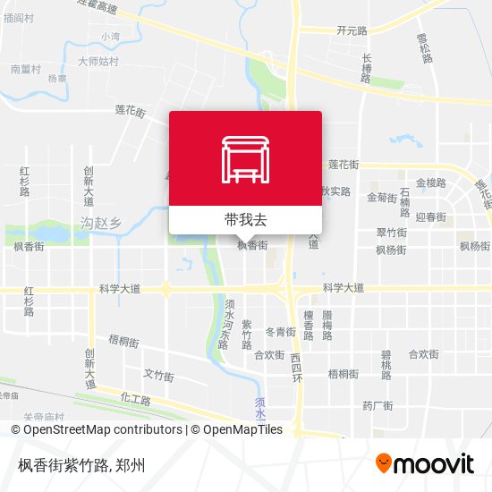 枫香街紫竹路地图