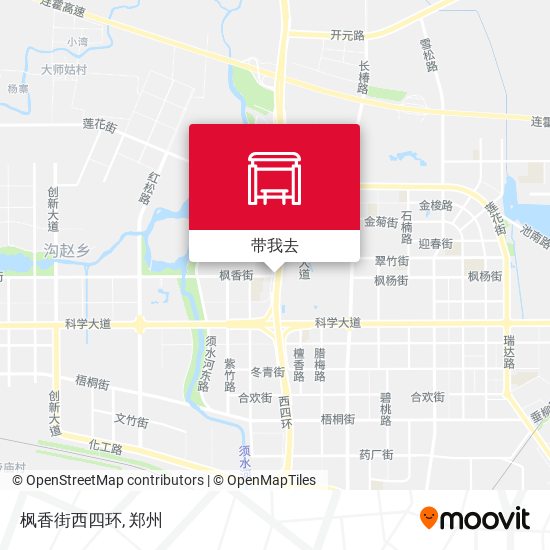 枫香街西四环地图