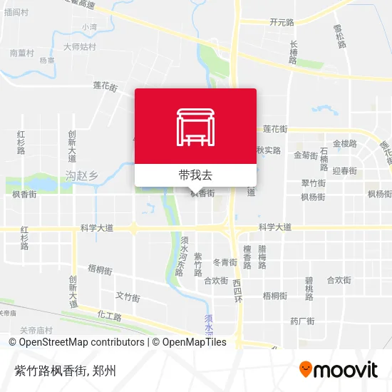 紫竹路枫香街地图