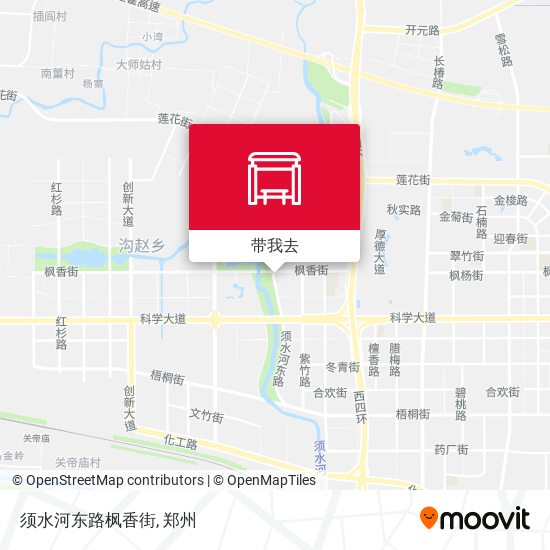 须水河东路枫香街地图