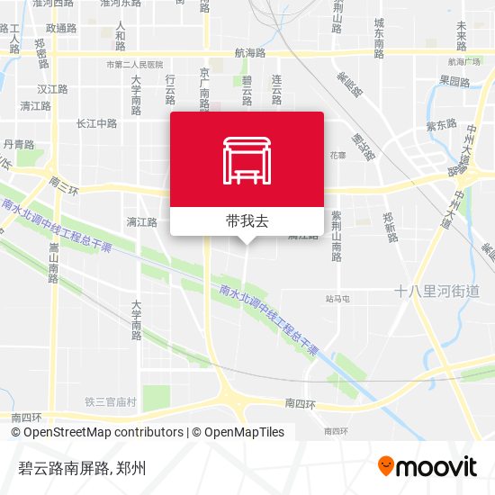 碧云路南屏路地图