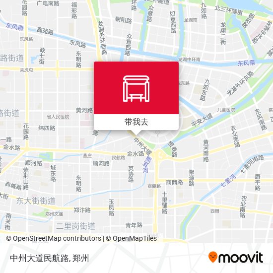 中州大道民航路地图