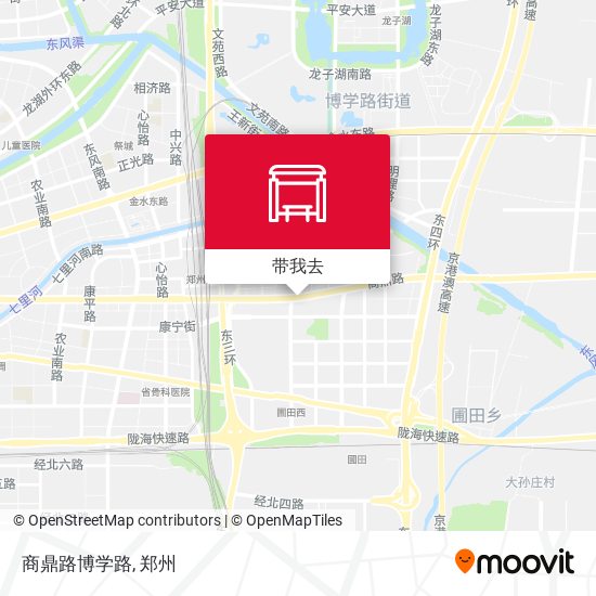 商鼎路博学路地图