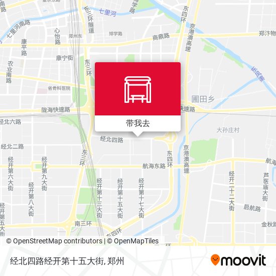 经北四路经开第十五大街地图