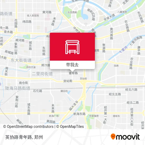 英协路青年路地图