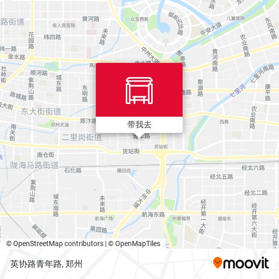 英协路青年路地图