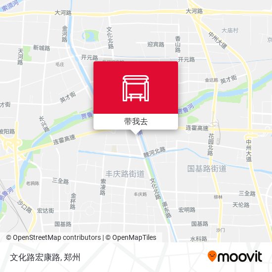 文化路宏康路地图