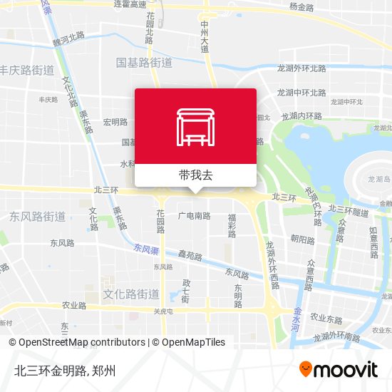 北三环金明路地图