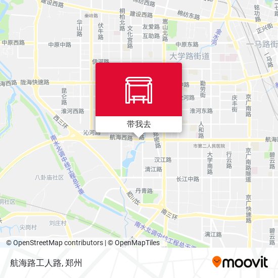 航海路工人路地图