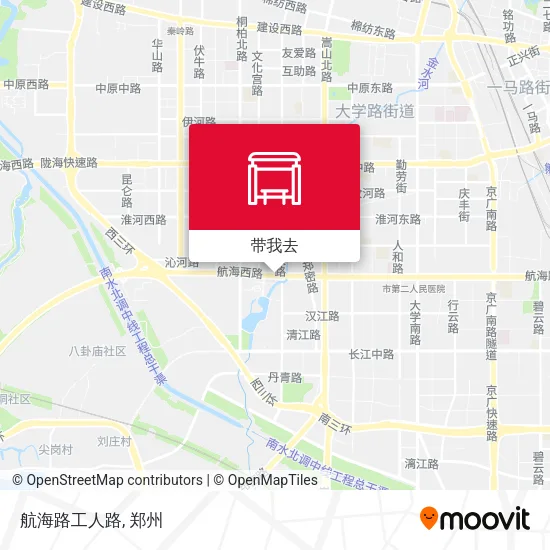 航海路工人路地图