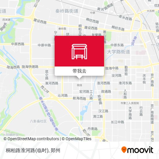 桐柏路淮河路(临时)地图