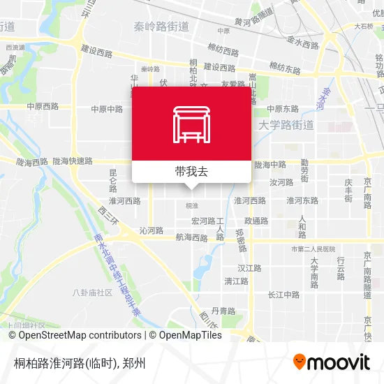 桐柏路淮河路(临时)地图