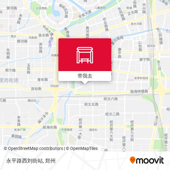 永平路西刘街站地图