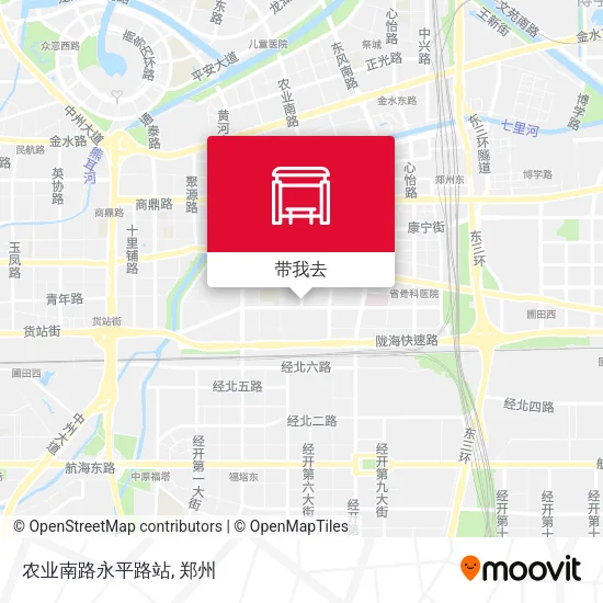 农业南路永平路站地图