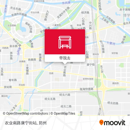 农业南路康宁街站地图