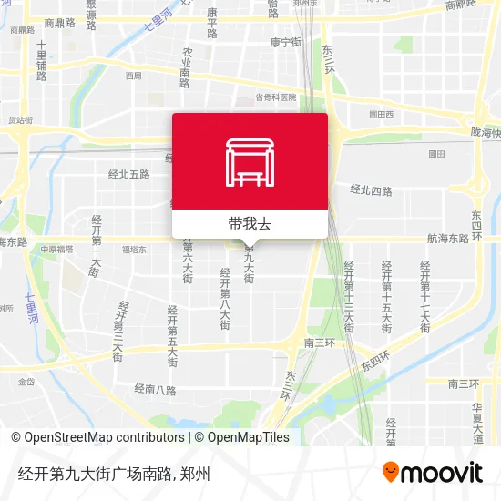 经开第九大街广场南路地图