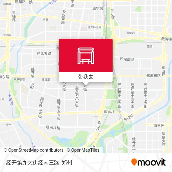 经开第九大街经南三路地图