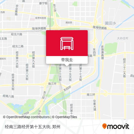 经南三路经开第十五大街地图