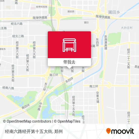 经南六路经开第十五大街地图