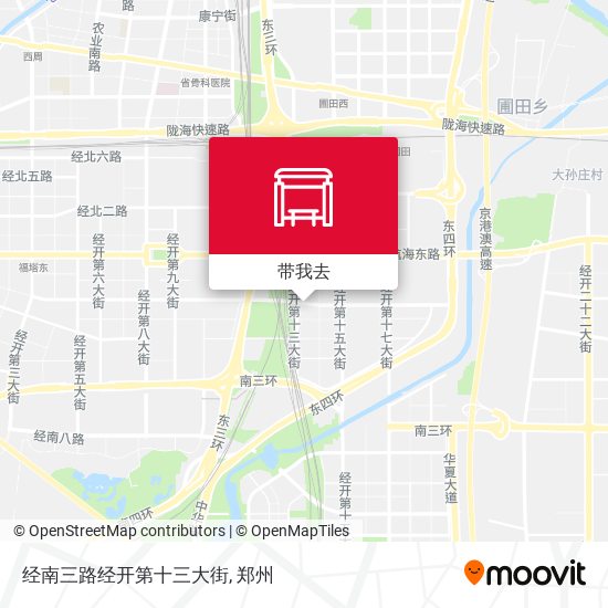 经南三路经开第十三大街地图