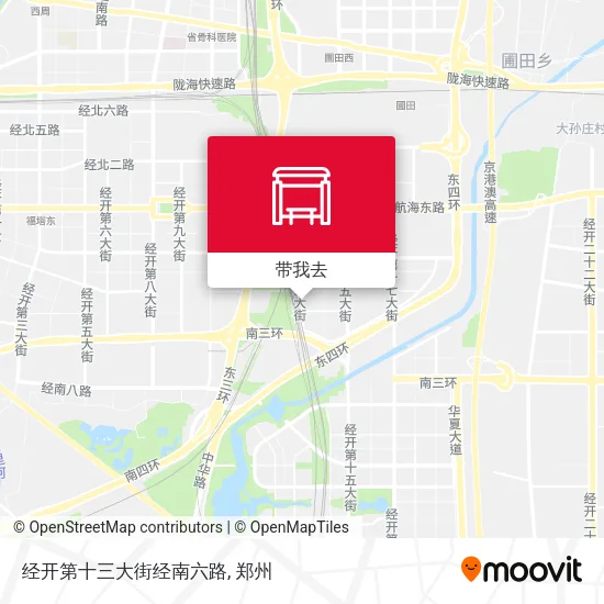 经开第十三大街经南六路地图