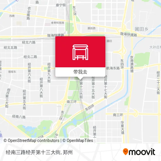 经南三路经开第十三大街地图