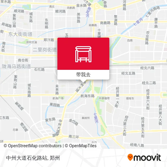 中州大道石化路站地图