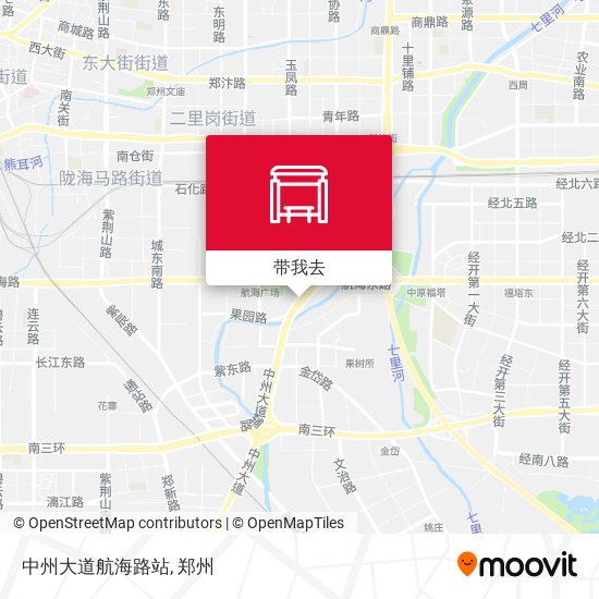 中州大道航海路站地图