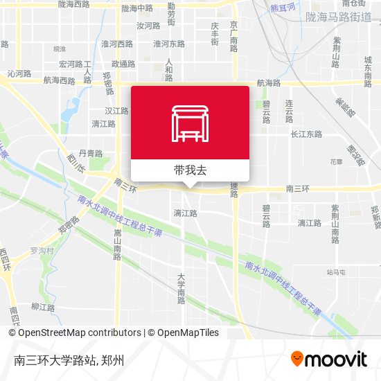 南三环大学路站地图