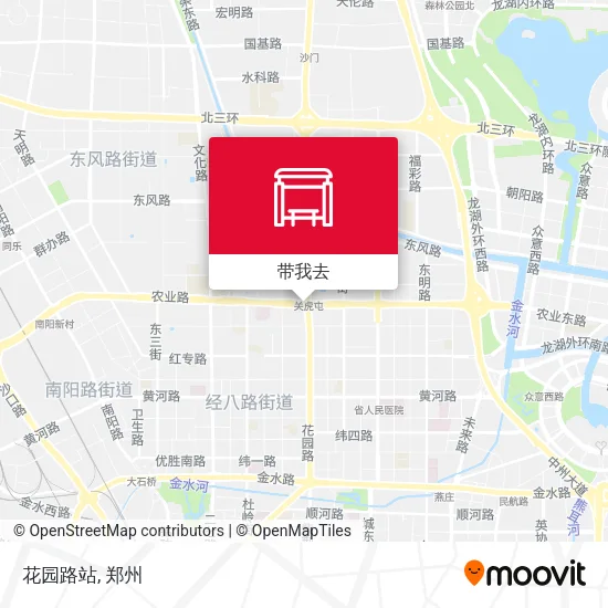 花园路站地图