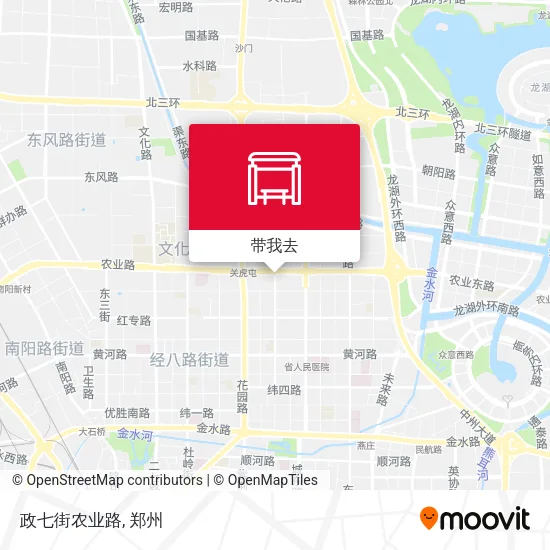 政七街农业路地图